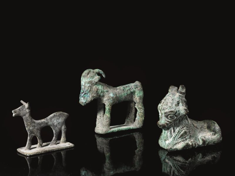      TRE BRONZETTI   - Auction ANTIQUITIES - Pandolfini Casa d'Aste