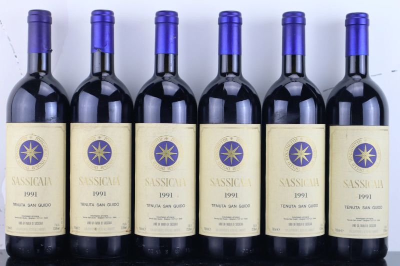 



Sassicaia Tenuta San Guido 1991  - Auction FORMA - Fine and Rare Wine - Pandolfini Casa d'Aste