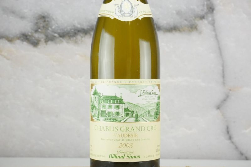 Chablis Vaudesir Domaine Billaud-Simon 2003  - Asta Smart Wine 2.0 | Asta Online - Pandolfini Casa d'Aste