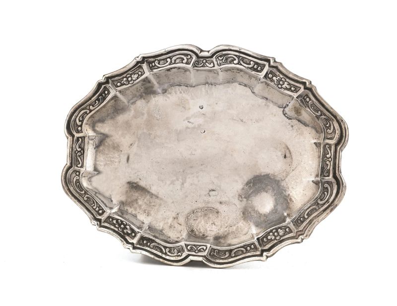      VASSOIETTO, STATO PONTIFICIO, SECOLO XVIII   - Auction Online Auction | Silver - Pandolfini Casa d'Aste