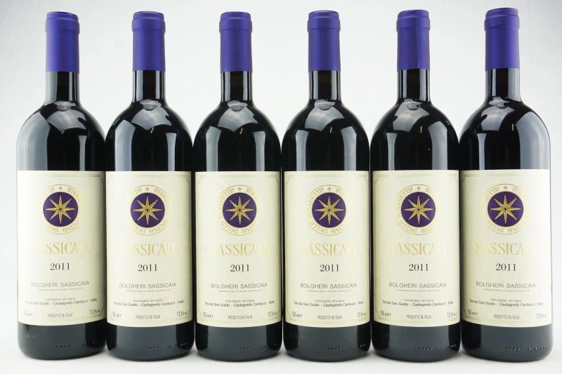 Sassicaia Tenuta San Guido 2011  - Auction THE SIGNIFICANCE OF PASSION - Fine and Rare Wine - Pandolfini Casa d'Aste