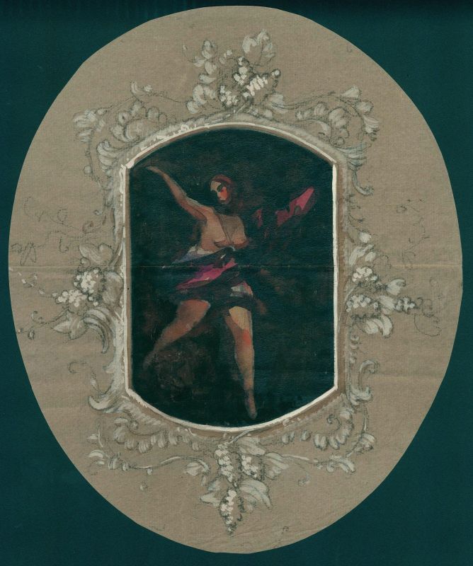      Ispirato alla pittura del Seicento fiorentino, sec. XIX   - Auction auction online| DRAWINGS AND PRINTS FROM 15th TO 20th CENTURY - Pandolfini Casa d'Aste