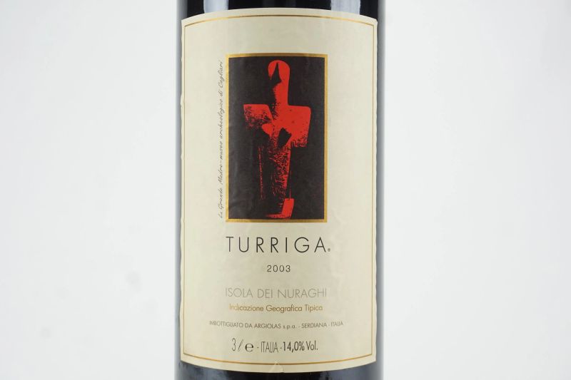     Turriga Argiolas 2003   - Auction ONLINE AUCTION | Smart Wine & Spirits - Pandolfini Casa d'Aste