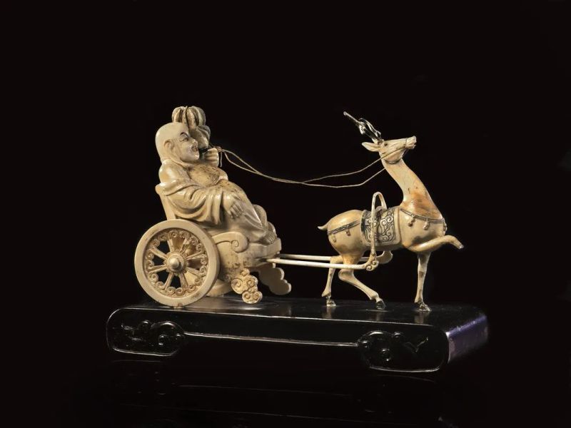 SCULTURA, CINA, TARDA DINASTIA QING, SECC. XIX-XX  - Auction Asian Art - Pandolfini Casa d'Aste