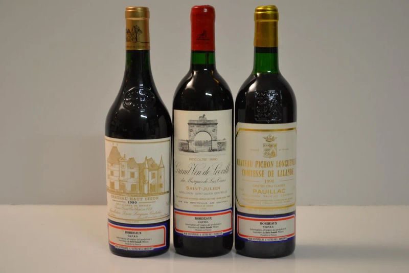 Selezione Bordeaux 1990  - Asta Vini da Collezione da Importanti Cantine Private Italiane - Pandolfini Casa d'Aste