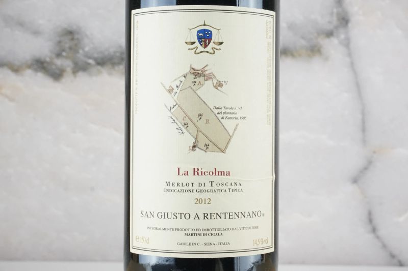 La Ricolma San Giusto a Rentennano 2012  - Asta Smart Wine 2.0 | Asta Online - Pandolfini Casa d'Aste