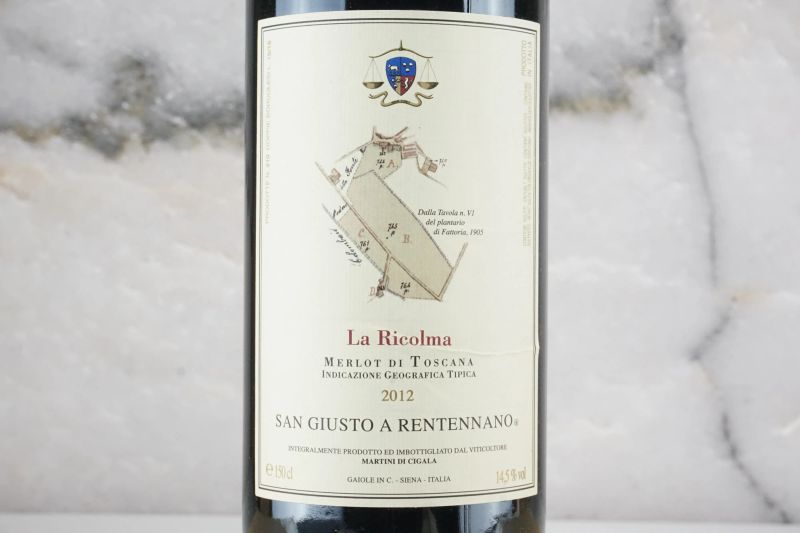 La Ricolma San Giusto a Rentennano 2012  - Auction Smart Wine 2.0 | Online Auction - Pandolfini Casa d'Aste