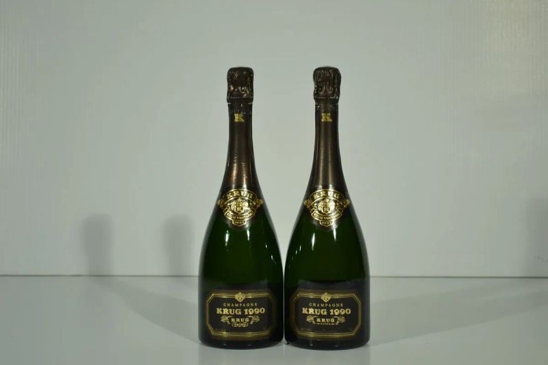 Champagne Brut Vintage Krug 1990  - Asta Vini pregiati e da collezione - Pandolfini Casa d'Aste