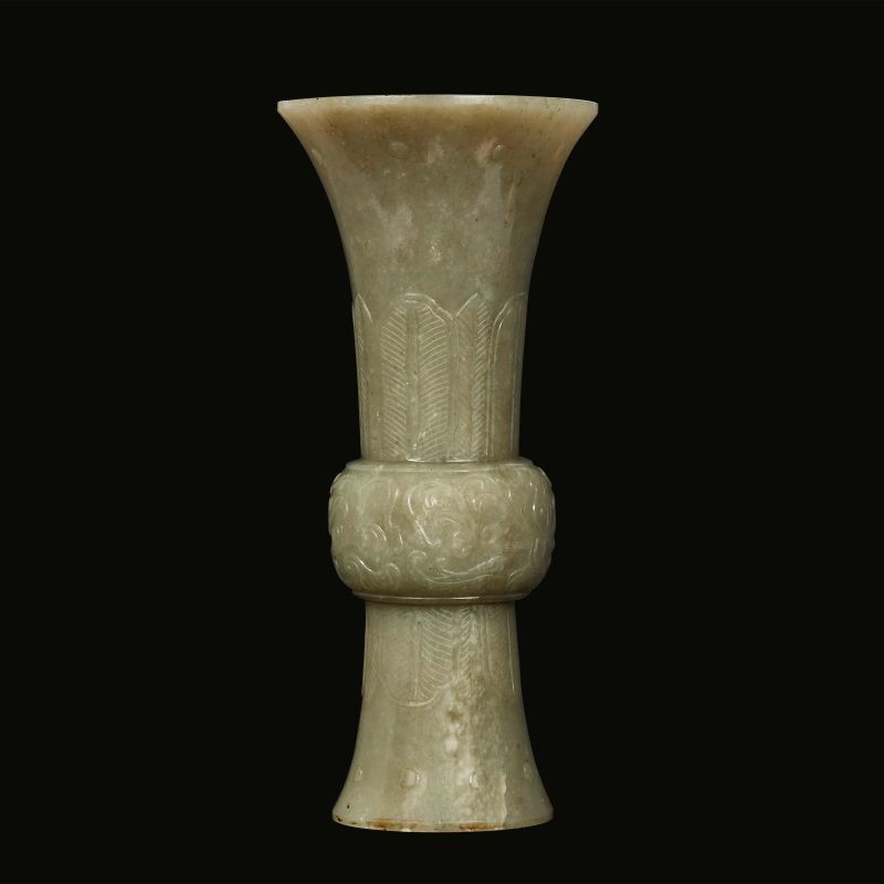 



VASO IN GIADA, CINA, DINASTIA QING, PERIODO QIANLONG, SEC. XVIII  - Asta Arte Orientale | 东方艺术 - Pandolfini Casa d'Aste
