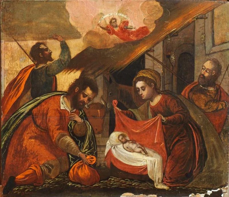 Scuola veneto-cretese sec. XVIII  - Asta Dipinti dal XV al XX secolo - Pandolfini Casa d'Aste