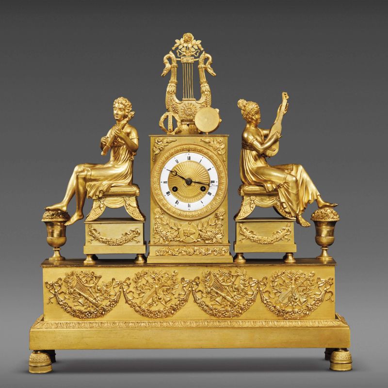 OROLOGIO DA CAMINO, FRANCIA, PRIMA MET&Agrave; SECOLO XIX  - Asta International fine art - Pandolfini Casa d'Aste