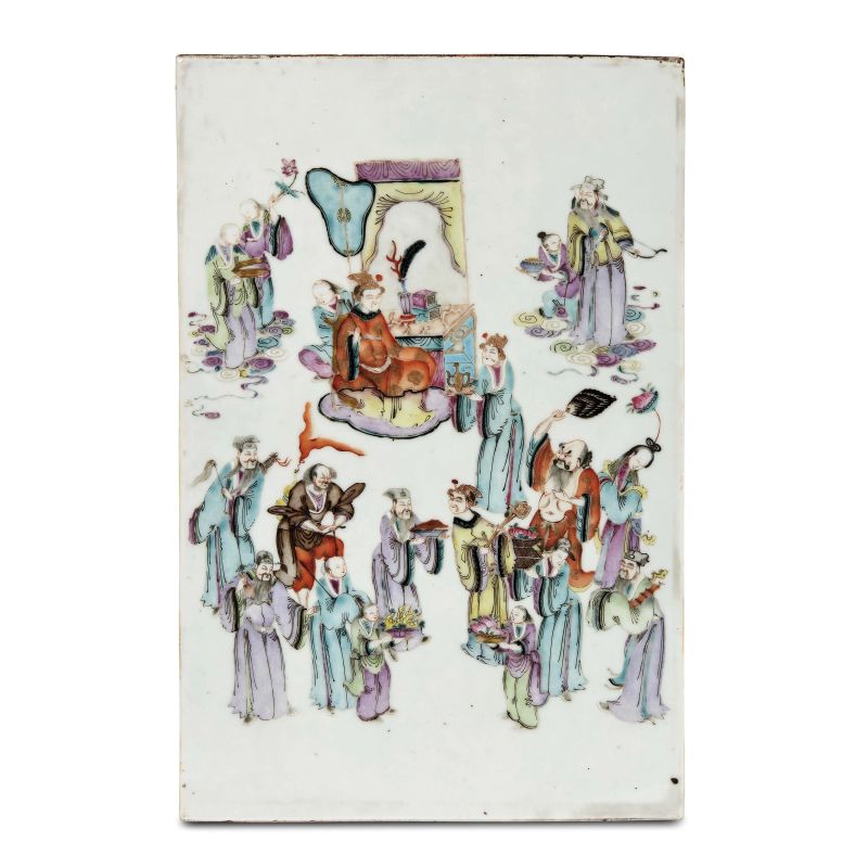 A PLAQUE, CHINA, QING DYNASTY, 19TH CENTURY  - Asta Arte Orientale  东方艺术 - Pandolfini Casa d'Aste