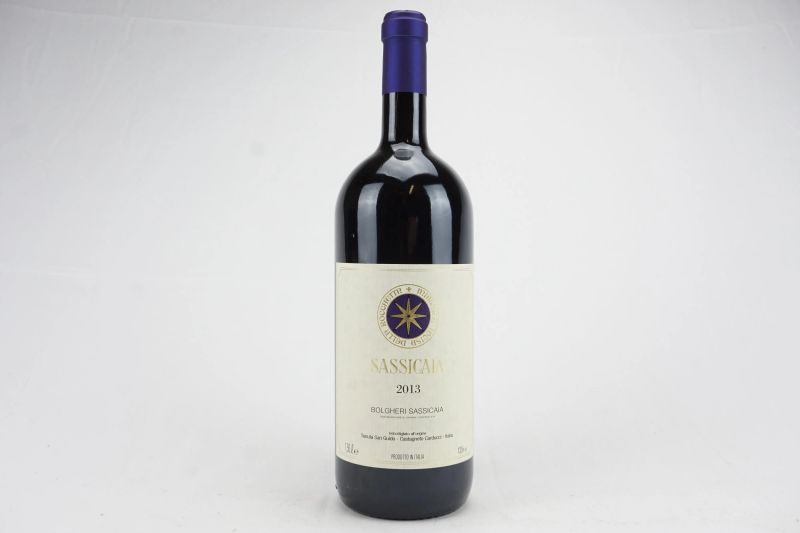      Sassicaia Tenuta San Guido 2013   - Auction Il Fascino e l'Eleganza - A journey through the best Italian and French Wines - Pandolfini Casa d'Aste