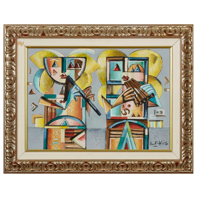 Ibrahim Kodra : 



IBRAHIM KODRA   - Auction MODERN AND CONTEMPORARY ART - Pandolfini Casa d'Aste