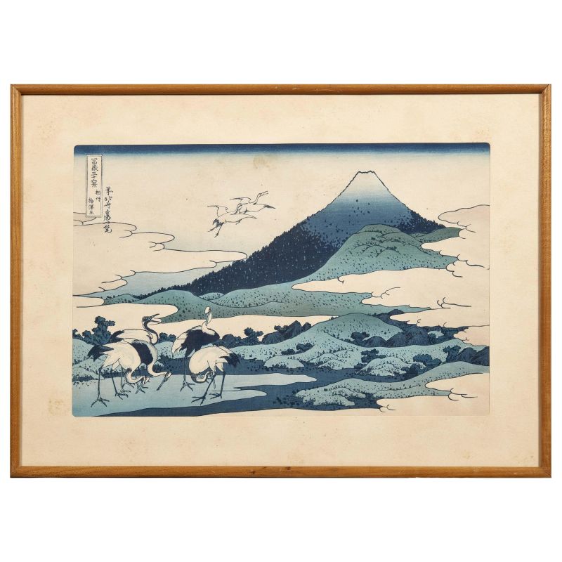 WOODCUT, JAPAN, MEIJI PERIOD, 19TH CENTURY  - Auction ONLINE AUCTION | Asian Art &#19996;&#26041;&#33402;&#26415;&#32593;&#25293; - Pandolfini Casa d'Aste