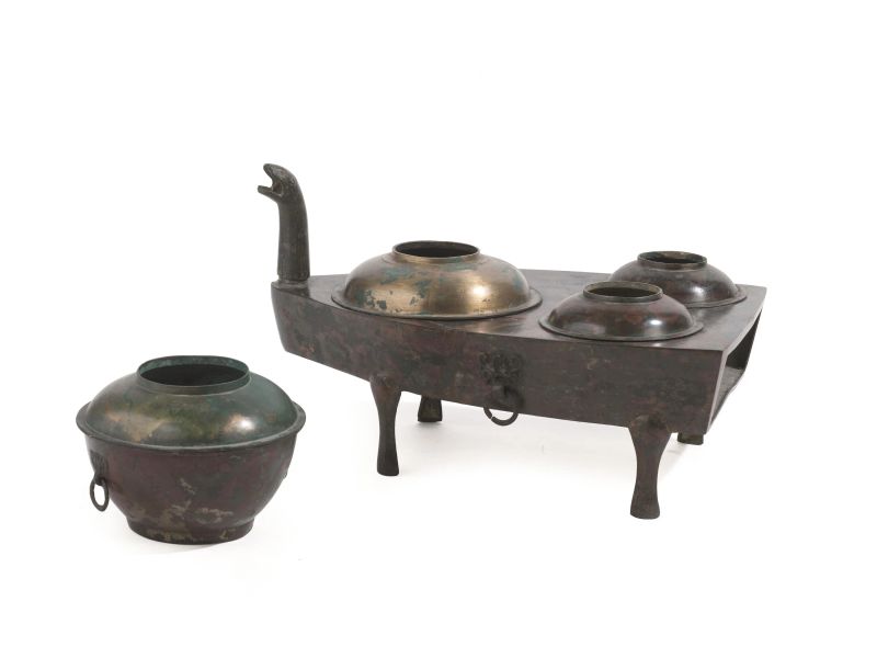 CALDAIA, CINA, DINASTIA HAN (206 a.C.-220 d.C.)  - Auction Asian Art - Pandolfini Casa d'Aste