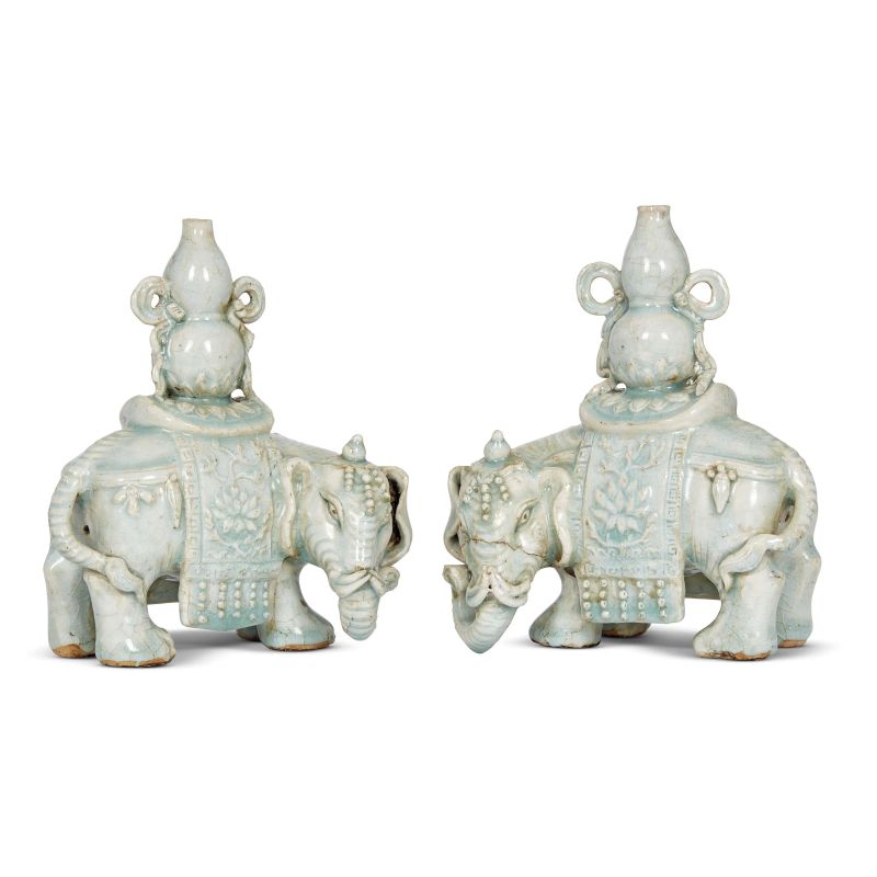 A PAIR OF INCENSE HOLDERS, CHINA, 19TH CENTURY  - Asta Arte Orientale  东方艺术 - Pandolfini Casa d'Aste