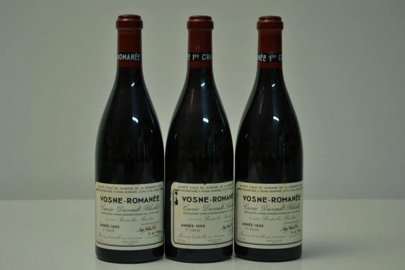 Vosne-Romanee Duvault-Blochet Domaine de la Romanee Conti 1999  - Asta VINI PREGIATI DA IMPORTANTI CANTINE ITALIANE - Pandolfini Casa d'Aste