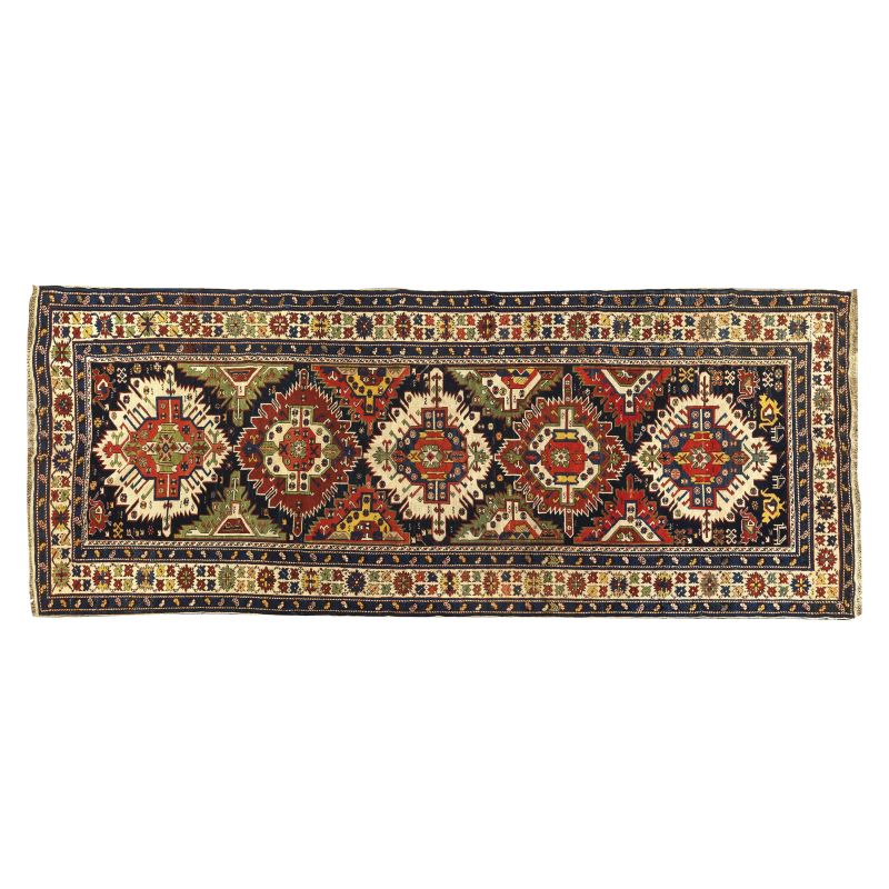 ZEIWA CARPET, CAUCASUS, 19TH CENTURY  - Auction FURNITURE AND WORKS OF ART FROM PRIVATE COLLECTIONS - Pandolfini Casa d'Aste