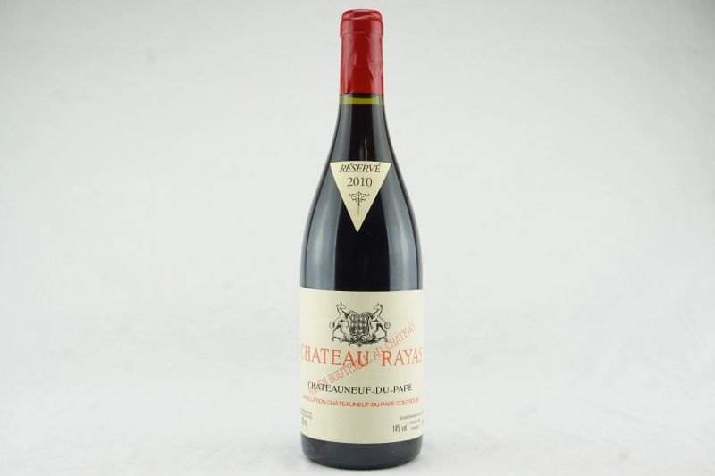 Ch&acirc;teauneuf-du-Pape R&eacute;serve Ch&acirc;teau Rayas 2010  - Auction THE SIGNIFICANCE OF PASSION - Fine and Rare Wine - Pandolfini Casa d'Aste