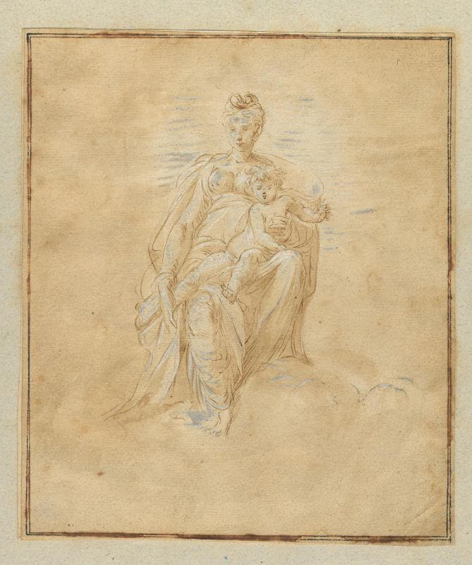      Da Parmigianino   - Auction auction online| DRAWINGS AND PRINTS FROM 15th TO 20th CENTURY - Pandolfini Casa d'Aste