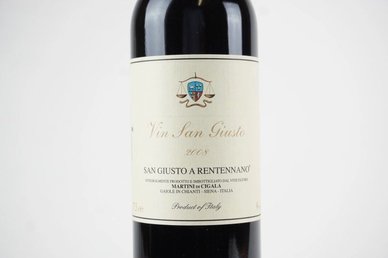      Vin San Giusto San Giusto a Rentennano 2008   - Auction ONLINE AUCTION | Smart Wine & Spirits - Pandolfini Casa d'Aste