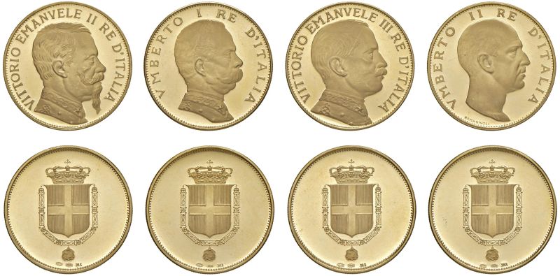 



SAVOIA. QUATTRO MEDAGLIE CHE COMMEMORANO I PERSONAGGI REALI  - Auction COINS OF TUSCAN MINTS, HOUSE OF SAVOIA AND VENETIAN ZECHINI. GOLD COINS AND MEDALS FOR COLLECTION - Pandolfini Casa d'Aste