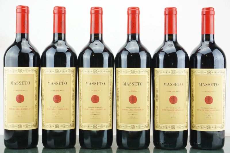 Masseto 1998  - Auction LA RAFFINATEZZA DELLA COMPLESSITA' - Fine and Rare Wine - Pandolfini Casa d'Aste