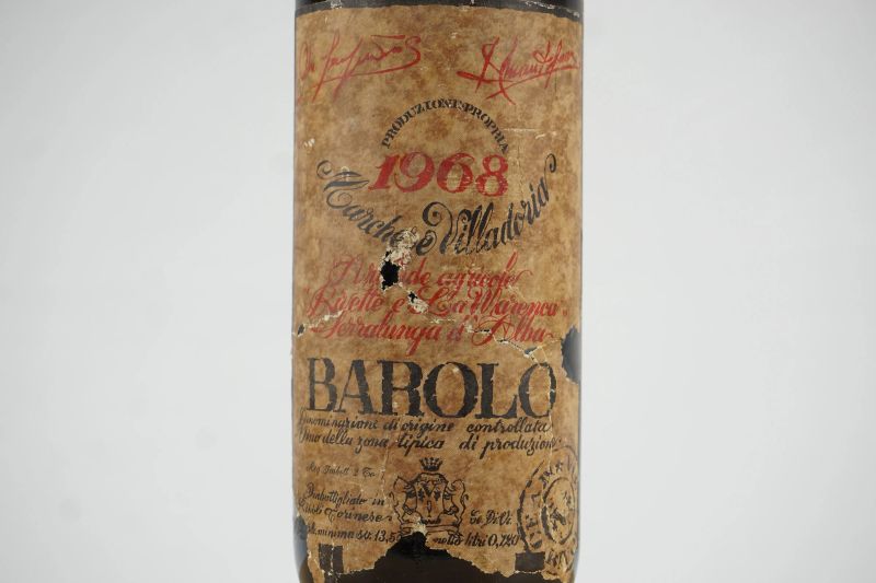 Barolo Marchesi Villadoria 1968  - Asta ASTA A TEMPO | Smart Wine - Pandolfini Casa d'Aste