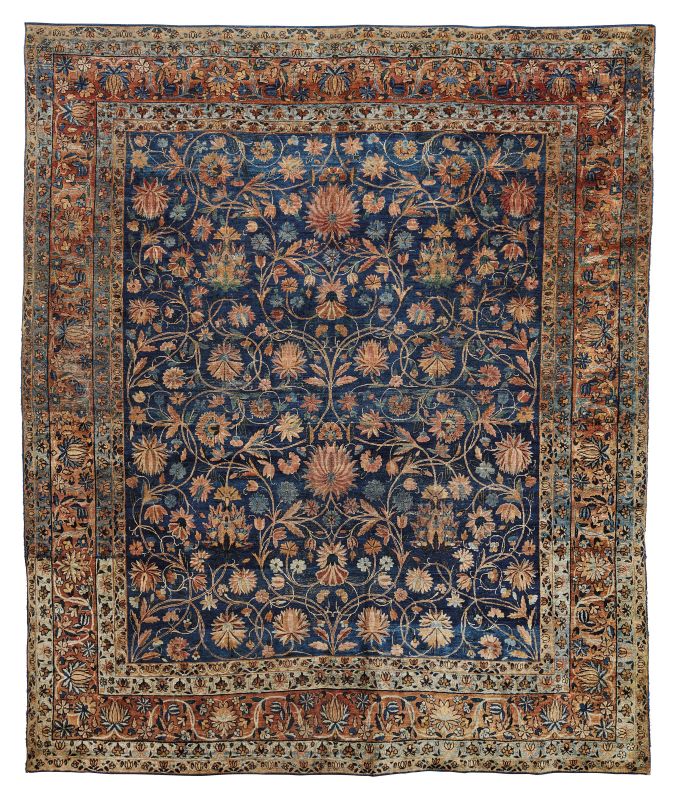 AN INDO-KIRMAN RUG, 1880  - Auction ONLINE AUCTION | RUGS - Pandolfini Casa d'Aste