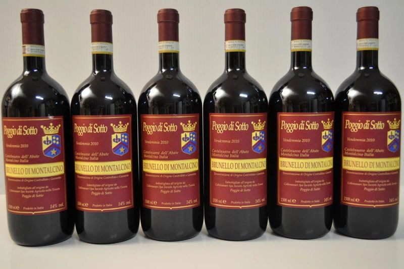 Brunello di Montalcino Poggio di Sotto 2010                                 - Auction finest and rarest wines - Pandolfini Casa d'Aste