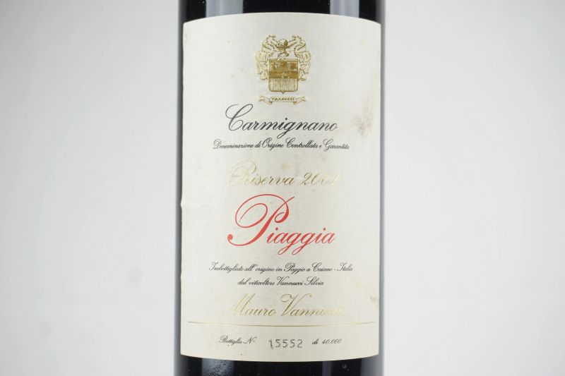      Piaggia Riserva Piaggia 2001   - Asta ASTA A TEMPO | Smart Wine & Spirits - Pandolfini Casa d'Aste