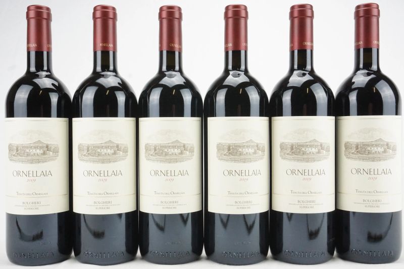      Ornellaia 2009    - Asta Il Fascino e l'Eleganza - Un percorso tra i migliori Vini italiani e francesi - Pandolfini Casa d'Aste