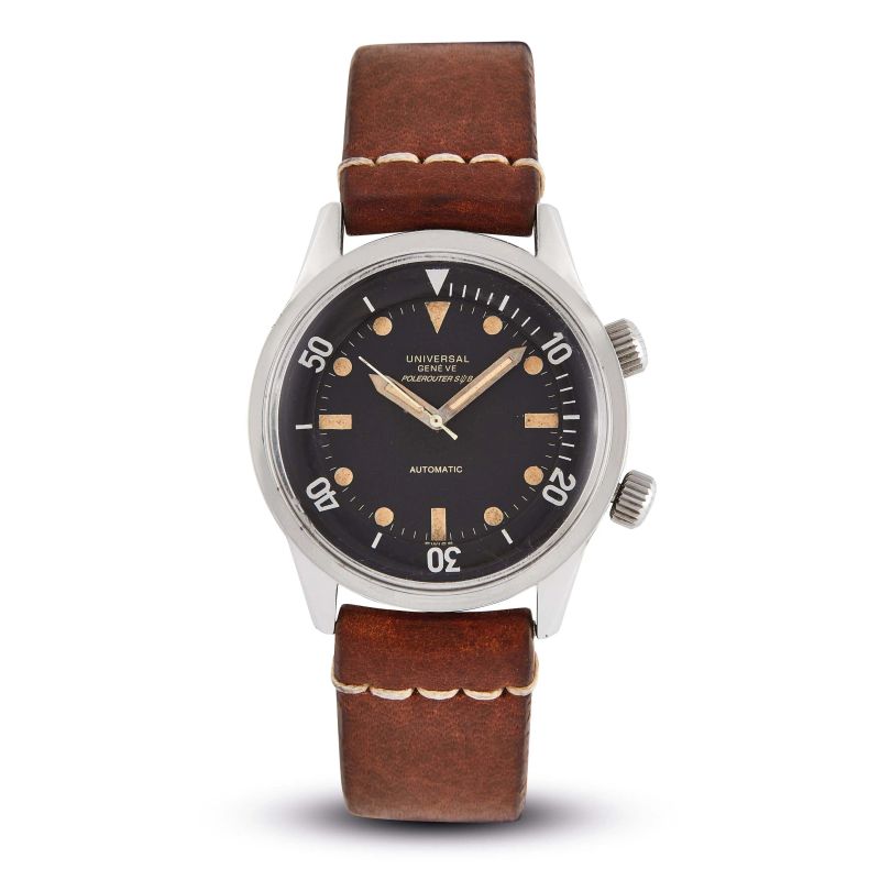 



UNIVERSAL GENEVE POLEROUTER SUB SUPER COMPRESSOR  - Asta OROLOGI - Pandolfini Casa d'Aste
