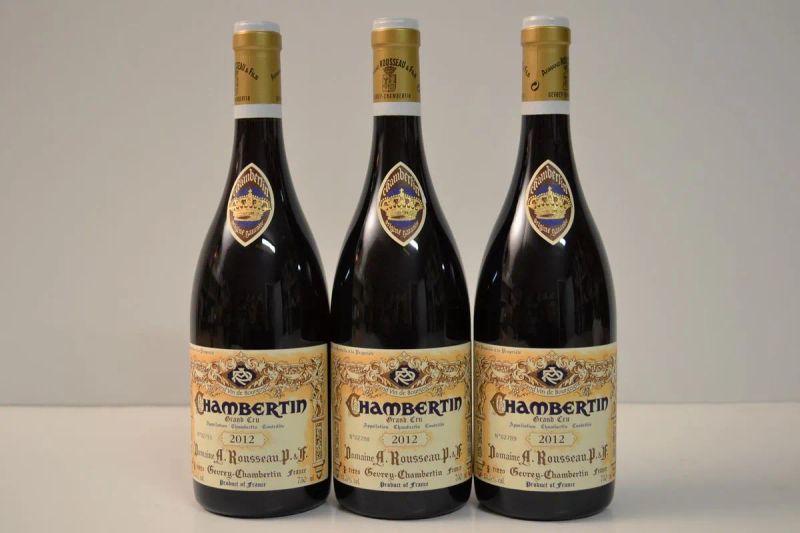 Chambertin Domaine Armand Rousseau 2012  - Auction finest and rarest wines - Pandolfini Casa d'Aste