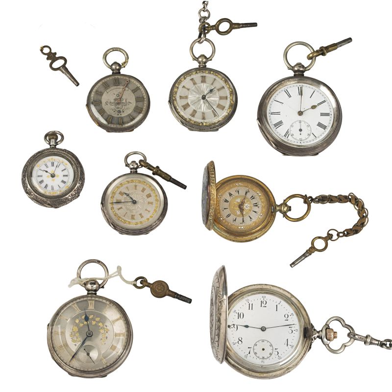 



LOT OF EIGHT SILVER AND METAL POCKET WATCHES   - Auction ARCADE |  WATCHES AND COLLECTIBLE PENS - Pandolfini Casa d'Aste