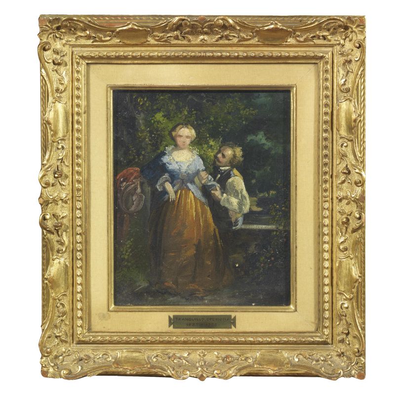 Scuola italiana, sec. XIX  - Auction TIMED AUCTION | 19TH AND 20TH CENTURY PAINTINGS AND SCULPTURES - Pandolfini Casa d'Aste