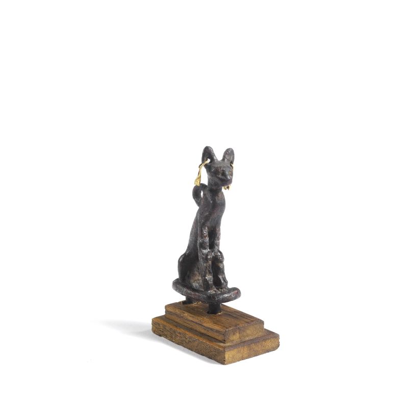 STATUETTA DELLA DEA BASTET  - Asta ARCHEOLOGIA - Pandolfini Casa d'Aste