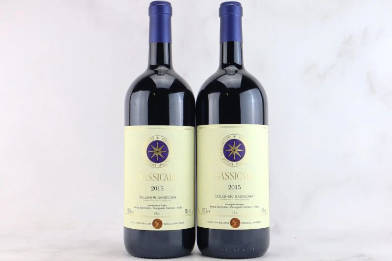 



Sassicaia Tenuta San Guido 2015   - Auction MATERIA - Fine and Rare Wine - Pandolfini Casa d'Aste