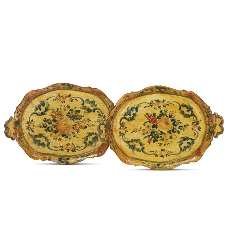 A PAIR OF VENETIAN TRAYS, 18TH CENTURY  - Auction furniture and works of art - Pandolfini Casa d'Aste