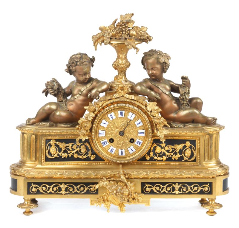      OROLOGIO DA CAMINO, FRANCIA, SECOLO XIX   - Auction INTERNATIONAL furniture and works of art - Pandolfini Casa d'Aste