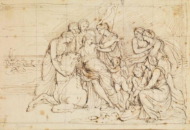      Andrea Appiani   - Asta Opere su carta: disegni, dipinti e stampe dal secolo XV al XIX - Pandolfini Casa d'Aste