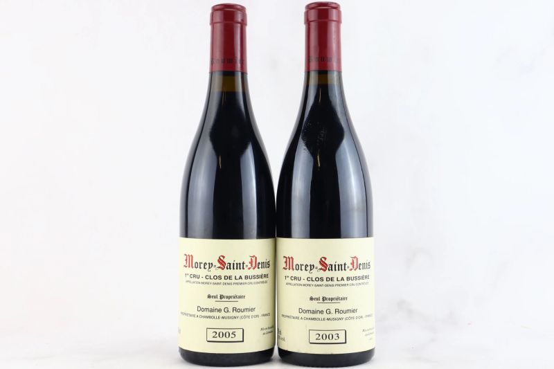 



Morey Saint Denis Clos de La Bussi&egrave;re Domaine G. Roumier  - Asta MATERIA - Vini Pregiati e da Collezione - Pandolfini Casa d'Aste