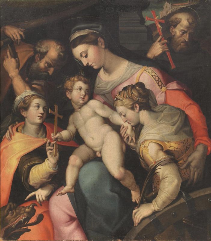 Da Orazio Samacchini, sec. XVI                                                      - Auction ARCADE | 14th TO 20th CENTURY Paintings - Pandolfini Casa d'Aste