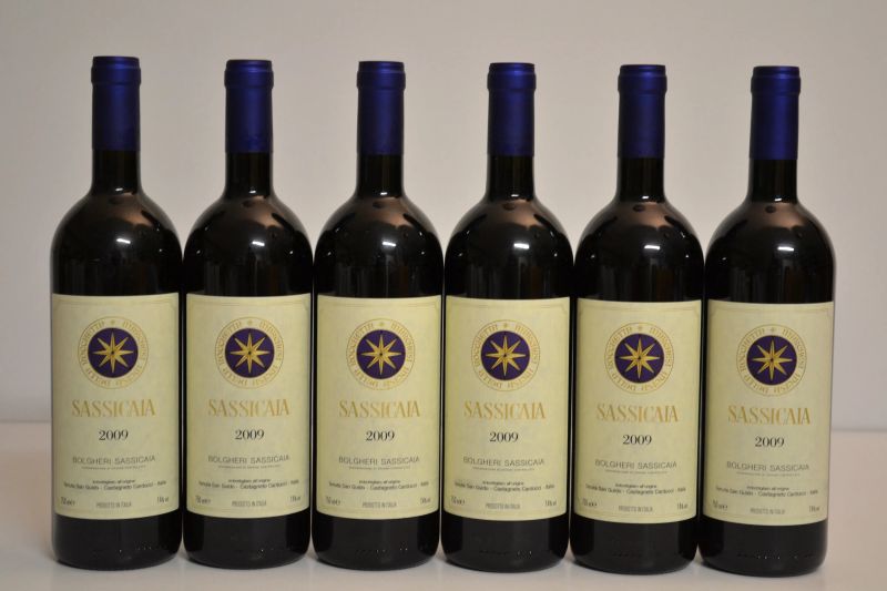 Sassicaia Tenuta San Guido 2009  - Asta Una Prestigiosa Selezione di Vini e Distillati da Collezioni Private - Pandolfini Casa d'Aste