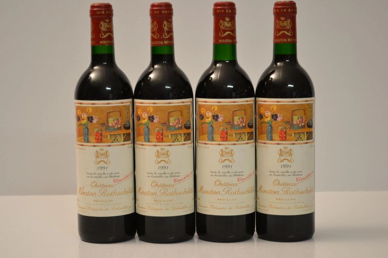 Chateau Mouton Rothschild 1991  - Auction the excellence of italian and international wines from selected cellars - Pandolfini Casa d'Aste