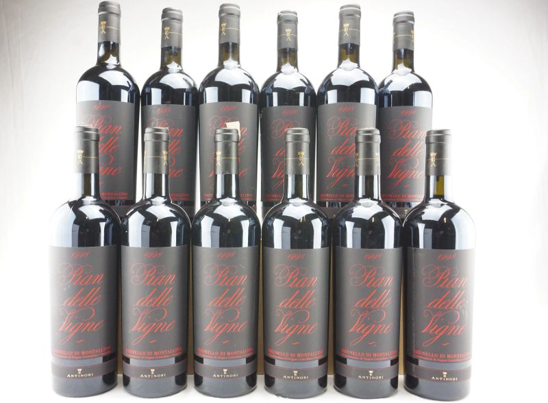 Brunello di Montalcino Pian delle Vigne Antinori 1998  - Auction THE SIGNIFICANCE OF PASSION - Fine and Rare Wine - Pandolfini Casa d'Aste