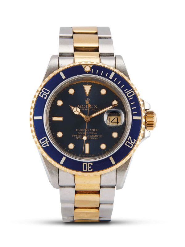 ROLEX SUBMARINER REF. 16613 N. 89102XX ANNO 1985  - Auction Fine watches - Pandolfini Casa d'Aste