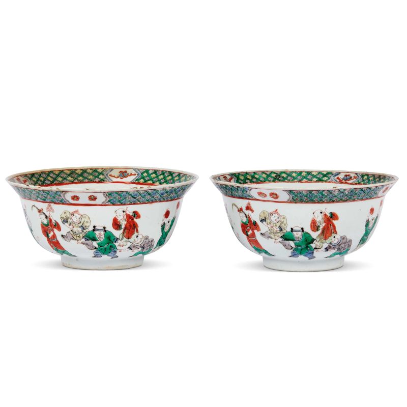 



TWO BOWLS, CHINA, QING DYNASTY, 18TH CENTURY  - Auction Asian Art | 东方艺术 - Pandolfini Casa d'Aste