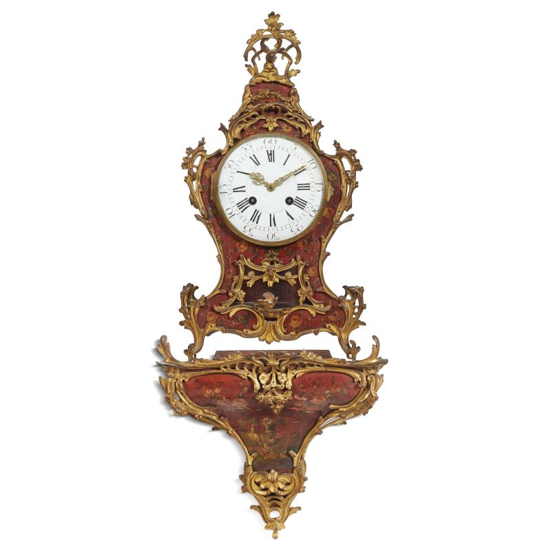 A FRENCH CARTEL CLOCK, 19TH CENTURY  - Auction INTERNATIONAL FINE ART - Pandolfini Casa d'Aste